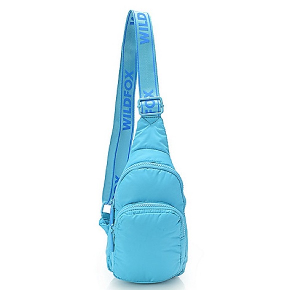 Wildfox Crossbody Double Pocket Sling Bag
